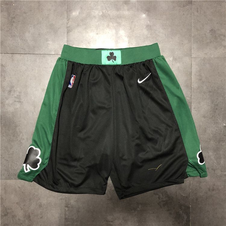 Men NBA Boston Celtics Black Nike Shorts 0416->detroit pistons->NBA Jersey